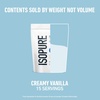 image:imageIsopure Low Carb 100 Pure Whey Isolate Protein Powder Gluten Free With Vitamins Dutch Chocolate 25g Protein Per Serving 1 Lb 14 Servings Packaging May Vary  25g Protein Per Serving 100 Whey Protein Isolate Gluten Free with Added Vitamins for Immune Support amp Muscle RecoveryCreamy Vanilla