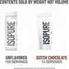 image:imageIsopure Low Carb 100 Pure Whey Isolate Protein Powder Gluten Free With Vitamins Dutch Chocolate 25g Protein Per Serving 1 Lb 14 Servings Packaging May Vary  25g Protein Per Serving 100 Whey Protein Isolate Gluten Free with Added Vitamins for Immune Support amp Muscle RecoveryDutch Chocolate
