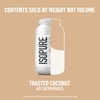 image:imageIsopure Low Carb 100 Pure Whey Isolate Protein Powder Gluten Free With Vitamins Dutch Chocolate 25g Protein Per Serving 1 Lb 14 Servings Packaging May Vary  25g Protein Per Serving 100 Whey Protein Isolate Gluten Free with Added Vitamins for Immune Support amp Muscle RecoveryToasted Coconut