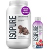 image:imageIsopure Low Carb 100 Pure Whey Isolate Protein Powder Gluten Free With Vitamins Dutch Chocolate 25g Protein Per Serving 1 Lb 14 Servings Packaging May Vary  25g Protein Per Serving 100 Whey Protein Isolate Gluten Free with Added Vitamins for Immune Support amp Muscle RecoveryDutch Chocolate