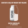 image:imageIsopure Low Carb 100 Pure Whey Isolate Protein Powder Gluten Free With Vitamins Dutch Chocolate 25g Protein Per Serving 1 Lb 14 Servings Packaging May Vary  25g Protein Per Serving 100 Whey Protein Isolate Gluten Free with Added Vitamins for Immune Support amp Muscle RecoveryDutch Chocolate