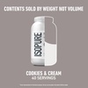 image:imageIsopure Low Carb 100 Pure Whey Isolate Protein Powder Gluten Free With Vitamins Dutch Chocolate 25g Protein Per Serving 1 Lb 14 Servings Packaging May Vary  25g Protein Per Serving 100 Whey Protein Isolate Gluten Free with Added Vitamins for Immune Support amp Muscle RecoveryCookies  Cream
