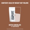 image:imageIsopure Low Carb 100 Pure Whey Isolate Protein Powder Gluten Free With Vitamins Dutch Chocolate 25g Protein Per Serving 1 Lb 14 Servings Packaging May Vary  25g Protein Per Serving 100 Whey Protein Isolate Gluten Free with Added Vitamins for Immune Support amp Muscle RecoveryDutch Chocolate
