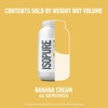 image:imageIsopure Low Carb 100 Pure Whey Isolate Protein Powder Gluten Free With Vitamins Dutch Chocolate 25g Protein Per Serving 1 Lb 14 Servings Packaging May Vary  25g Protein Per Serving 100 Whey Protein Isolate Gluten Free with Added Vitamins for Immune Support amp Muscle RecoveryBanana Cream