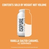 image:imageIsopure Low Carb 100 Pure Whey Isolate Protein Powder Gluten Free With Vitamins Dutch Chocolate 25g Protein Per Serving 1 Lb 14 Servings Packaging May Vary  25g Protein Per Serving 100 Whey Protein Isolate Gluten Free with Added Vitamins for Immune Support amp Muscle RecoveryVanilla Salted Caramel