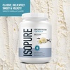 image:imageIsopure Protein  Gut Health amp Immune Support Powder Chocolate Mousse 25g Whey Protein with Prebiotics amp Vitamins 12 Servings Pack of 1  25g Whey Protein with Prebiotics and Vitamins Supports Gut and Immune Health 183g Bimuno Powder 20 Vitamins amp MineralsVanilla