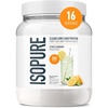 image:imageIsopure Clear Whey Isolate Protein Powder Lactose Free Gluten Free Naturally Flavored Mixed Berry 20g Protein Per Serving 141 Oz 16 Servings Packaging May VaryClear Protein Powder