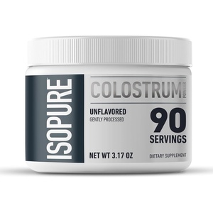image:imageIsopure Colostrum  Gut Health amp Immune System Support 30 Servings Pack of 1  Supports Gut amp Immune Health 30 Servings Made with Colostrum 20 Vitamins amp Minerals 137g Bimuno Prebiotic FibersUnflavored